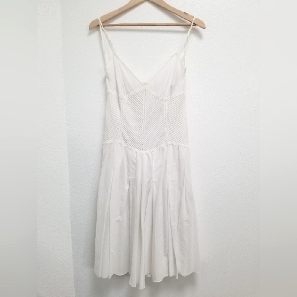 White dress, bcbgmaxazria, size M